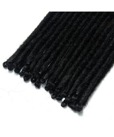 Buy Dsoar 24 Inch Synthetic Dreadlock Extensions - Handmade Soft Crochet Hair 0.6cm Thin Hip-Hop Style 20 Strands Color 1# - International Shipping Available - Buy Online on GoSupps.com