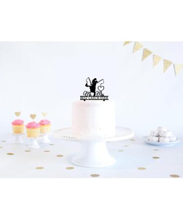 ximoogoooz Funny Fishing Wedding Cake Topper - Best Catch Ever - Groom Hugging Bride Fishing Couple Cake Topper Mr&Mrs Wedding Cake Topper (Fishing Couple) - Buy Online on GoSupps.com