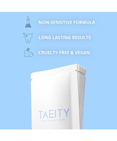 Taeity Teeth Whitening Strips - Non-Sensitive Strong Formula (28 Strips) - Buy Online on GoSupps.com
