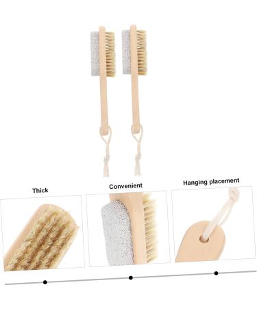 Mipcase 2pi ces Brosse Exfoliante pour Pied Pied Kit Outils de P dicure pour Soins des Deux- - Buy Online on GoSupps.com