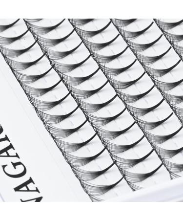 Nagaraku 10D Eyelash Extensions - 320pcs Premade Fans C Curl 15mm Narrow Stem - International Shipping Available - Buy Online on GoSupps.com