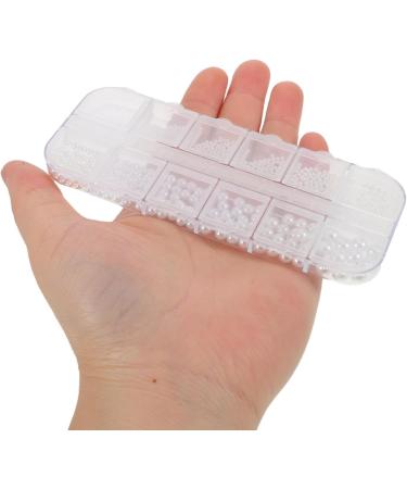  CIYODO 2 Boxes Nail Art Pearls Nail Art Charms Manicure Beads Beige - Buy Online on GoSupps.com