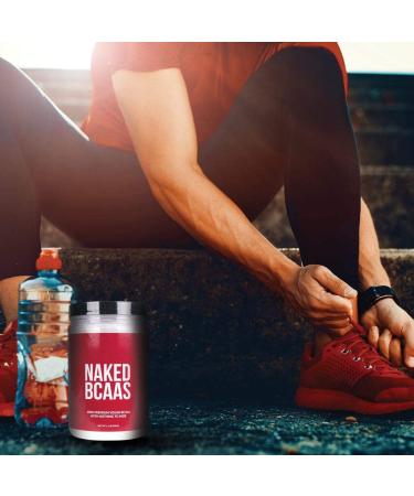 Naked BCAAs Amino Acids Powder - 100% Pure 2:1:1 Formula - Vegan Unflavored - 500g - Buy Online on GoSupps.com