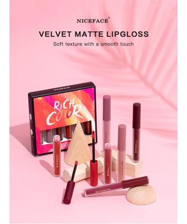  CHJUZI Velvet Matte Liquid Lipstick 6 Colours - Buy Online on GoSupps.com