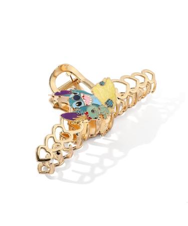 Cute Interstellar Stitch Metal Hair Claw Clips - Non-slip Hair Catch Barrette | Lilo and Stitch Hairpins - Hair Styling Accessories - Buy Online on GoSupps.com