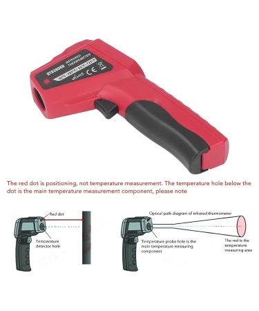 Infrared Thermometer - No Contact Temperature Meter with Backlit LCD for Food Processing - Buy Online on GoSupps.com