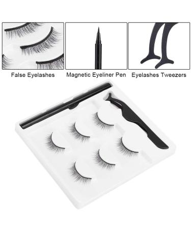 3 Pairs Magnetic False Eyelashes Set - 3D Soft Multipack for Natural Makeup - Women s Beauty Essentials - Buy Online on GoSupps.com