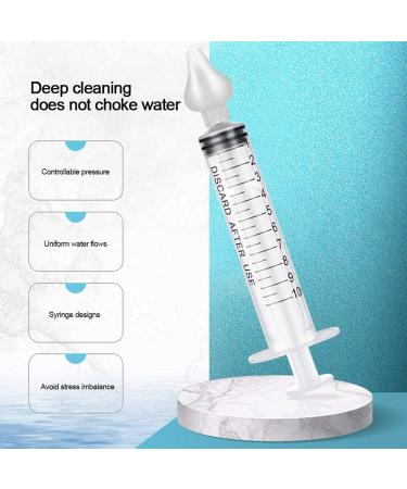 Mr Isata Portable Baby Nasal Aspirator 2PCS Set - Silicone Nasal Irrigator Syringe for Nose Cleaning - Buy Online on GoSupps.com