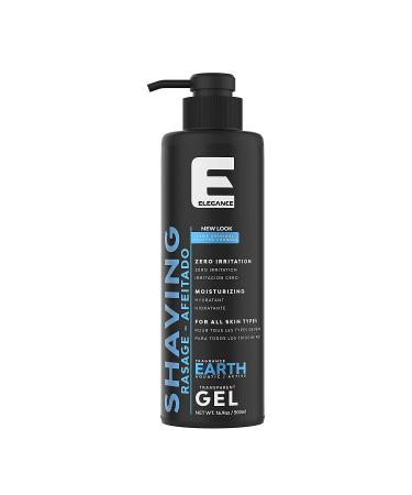 Elegance Transparent Clear Shaving Gel Earth 500 Ml 500 ml (pk of 1)