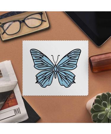 Buy 2 x Blue Butterfly Microfiber Cleaning Cloths - Eco-Friendly & Ultra-Absorbent | International Shipping Available - Buy Online on GoSupps.com
