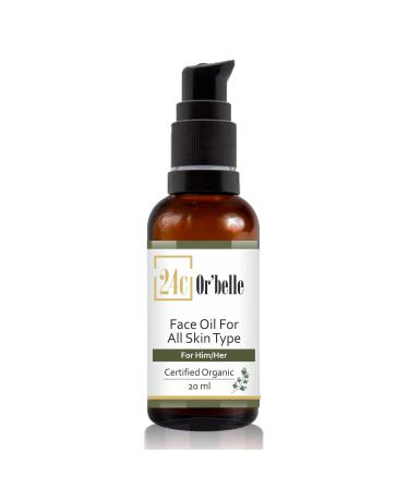 24C Or'Belle Face Oil For All Skin Types With Natural Ingredients To Nourish Skin