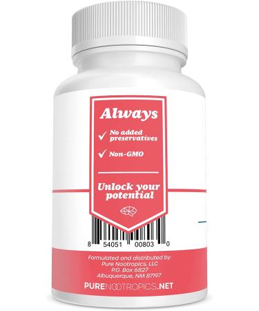 Centrophenoxine 250mg Capsules - 90 Vegetarian Capsules | Pure Nootropics - Buy Online on GoSupps.com