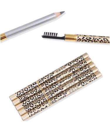 MUSISALY 2pcs Long Lasting Eyebrow Pencils Matte Eyeliner Pencil with Sharpener Eye Brow Pencils Kit Wooden - Buy Online on GoSupps.com