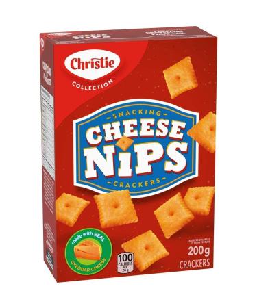 Christie Cheese Nips Cheddar Baked Snack Crackers 200g/7.05oz - Pack of 6 | Imported from Canada - Buy Online on GoSupps.com