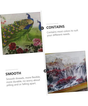 Coheali 50-Piece Embroidery Tools Friendship Kit | Cross Stitch Set & Accessories for DIY Crafts - Buy Online on GoSupps.com