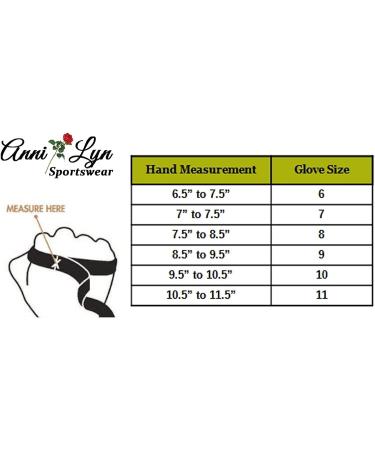 Anni Lyn Sportswear Women's Endura Pro Leather Glove Black 7 - Premium Quality Athletic Glove - Buy Online on GoSupps.com
