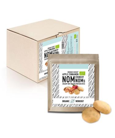 Apple Cinnamon Crunch Nomnoms |Creamy nutmus protein bits-organic vegan with organic erythrite-protein bar-alternative Apple Cinamon Crunch 5 Series (5x3 bites)