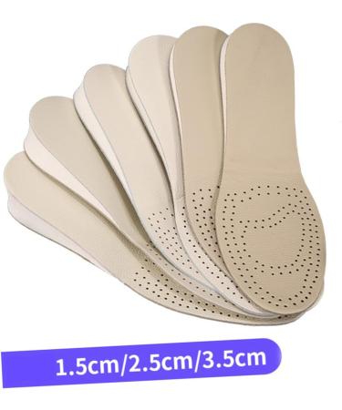 FRCOLOR Invisible Heel Lift Insoles - 3 Pairs Height Increase Shoe Inserts & Pads for Comfort & Style - Buy Online on GoSupps.com