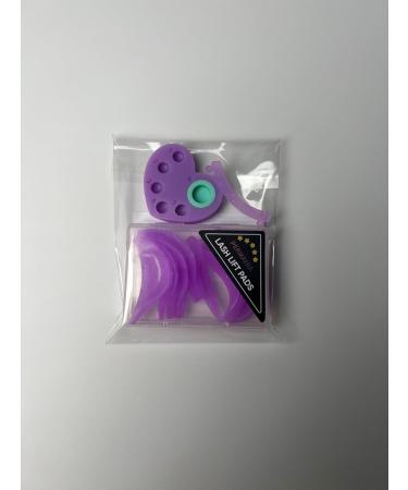 PERMANIA 16 Piece Lash Lift Rods 3 in 1 Reusable Soft Eyelash Perm Curler for Lash Lift Kit with Silicone Plate Suitable for All Eye Shapes DIY (Purple) - Buy Online on GoSupps.com