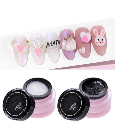 Long Lasting Gel Polish Nail Top Gel Colorful Fast Dry Easy-Cleaning PVC Gypsum Gel for Beauty Manicure UV Gel Lacquer - (Color: White) - Buy Online on GoSupps.com