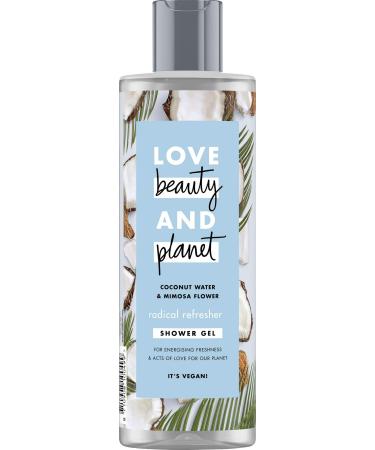 Love Beauty And Planet Radical Refresher Body Wash for Powered Skin Coconut Water and Mimosa Flower Paraben 1 Piece (400ml)