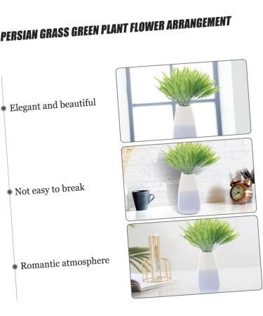 Zerodeko Plastic Plants 4pcs Simulated Leaves Lovage Plant in Green Decorations Artificial Plant Twigs for Vases Faux Plants Pot Artificial Eucalyptus Vases Home Decor Wedding Plastic Fern Green 15X15X35CM - Buy Online on GoSupps.com