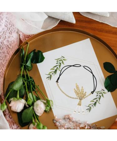 Rhinestones 1920s Headband Vintage Flapper Accessories 1920s Headpiece Pearl Hair Bands Gold Bridal Wedding Flapper Headband 1920s Hair Accessories for Women (Gold) - Buy Online on GoSupps.com