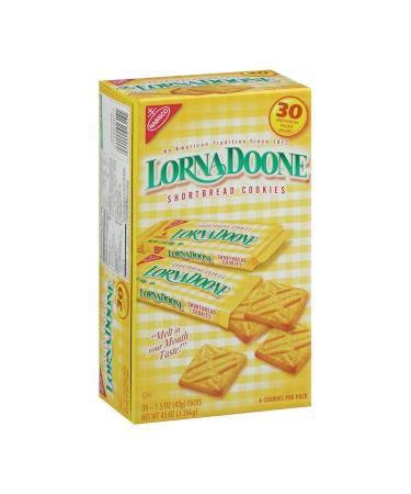 Nabisco Lorna Doone Shortbread Cookies - 30 Ct. - SCS Butter 1.5oz (Pack of 30) - Buy Online on GoSupps.com