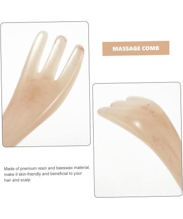 Beaupretty 5-St Scratch Kamm Shampoo Massage Device - Rose Golden Acupuncture Comb & Jade Massager for Hair Restoration & Body Relief - Buy Online on GoSupps.com