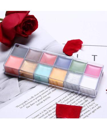 12 Colors Face Oil - Safe & Non-Irritating Body Paint for Dramatic Makeup Effects - Buy Online on GoSupps.com