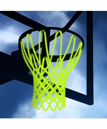2 Pack and 1 Pack Basketball Nets Heavy Duty - Swish Tech - for Standard Indoor or Outdoor Rims - Long Lasting and Tangle Free Glow in the Dark