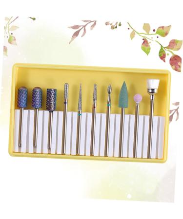 FOMIYES 2 Sets Nail Art Supplies Cuticle Drill Bits Nail Drill Replacement Bits Manicure Pedicure Bit Nail Grinding Head Gel Nails Bit Kit De U as De Gel Nail Drill Bits Polisher Sand Set 5x1cmx2pcs Yellowx2pcs - Buy Online on GoSupps.com