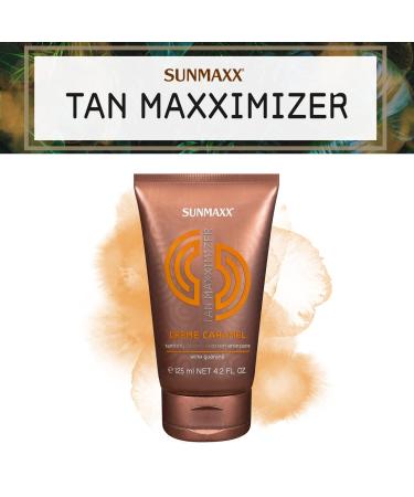 Tan Maxximizer Caramel Tanning Lotion | Browning Lotion with Guarana Extract | Lightweight Formula for Uniform Tan | Premium Sunless Tanning Solution - Buy Online on GoSupps.com
