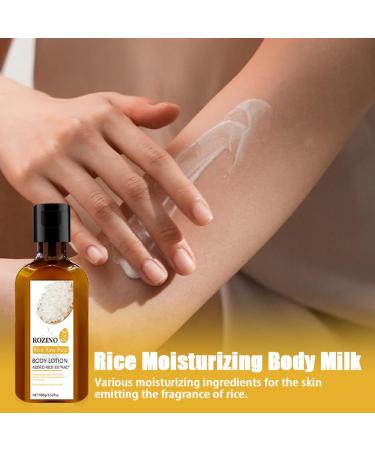 Rice Body Lotion Brightening Daily Moisturizing Cream for Face and Body Deep Nourishing Smoothing to Even Skin Tone for Dry Skin Lotion - Buy Online on GoSupps.com