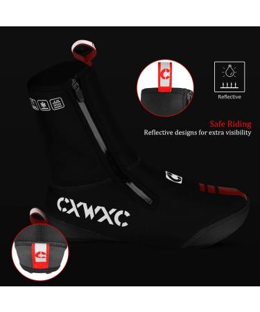 CXWXC Neoprene Waterproof Cycling Shoe Covers - XX-Large | Thermal Warm Bicycle Overshoes for Men Women Road Mountain Bike Booties - Buy Online on GoSupps.com