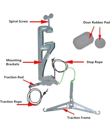 Buy Cusma Cervical Traction Kit - Effective Neck Pain Relief & Shoulder Correction Device for International Shipping - Buy Online on GoSupps.com