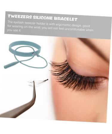 Mikinona Tweezers Silicone Bracelet Tweezer Holder Eyelash Tools Women Accessory Tweezer Wristband Raffia Lampshade Eyelash Tweezer Lashes Tweezers Tweezer Ring Fiber Tools 35x6cm - Buy Online on GoSupps.com