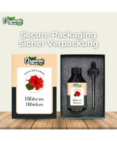  ORGANIC ZING Organic Zing Hibiscus Oil | Pure & Natural Essential Oil for Skincare Hair Care & Massage - 118ml/4oz - Buy Online on GoSupps.com