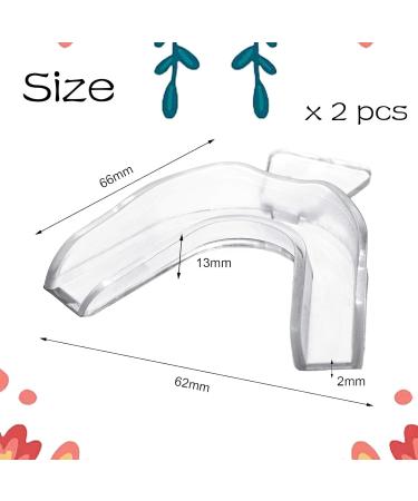 2-Piece Teeth Whitening Mouth Trays | Durable & Reusable Gum Shield | Dental Oral Care Kit for Protecting & Whitening Teeth - Buy Online on GoSupps.com