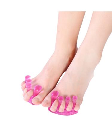 1 pair of shoe inserts orthopedic insole gel toe separator bunion corrector toe savings savings for hallux valgus toe spreader foot pain bunion relief toe straight (1 pair)