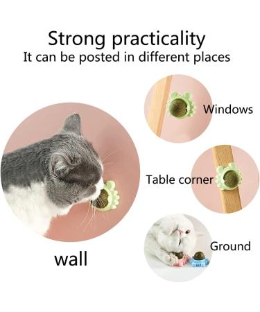 Kayina Catnip Wall Ball 3-Piece Cat Toys - Edible, Chewable, and Rotatable Cat Toy for Teeth Cleaning and Indoor Fun - Cat Wall Decoration Crab Design - Buy Online on GoSupps.com