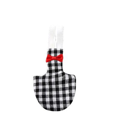 MnSyd bird diaper flights shape diaper washable reusable PET PEE PAD Suitable for parrot african gray budgie sittich kakadus black and white grille 2