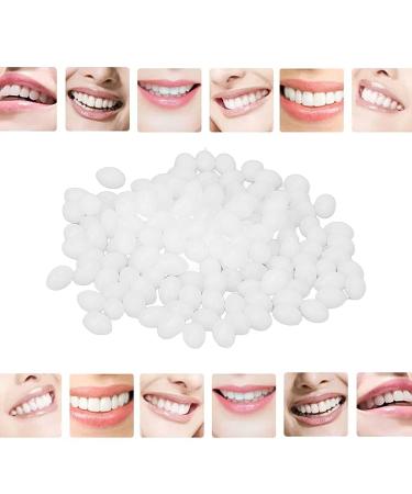 Teeth Adhesive Fitting Beads - Temporary Dental Filling for Broken or Missing Teeth - 50g (White) - Buy Online on GoSupps.com