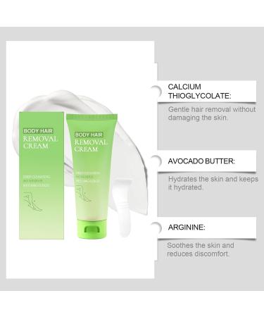 Hair Removal Cream for Women | Fast and Gentle Hair Removal Cream for Sensitive Skin 100g Hair Removal Cream with Spatula for Women Personal Use Men Body Face Pubic Area Back Legs Shaving Underwear - Buy Online on GoSupps.com