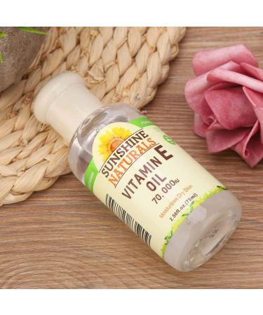 Vitamin E Essence Oil Moisturizing Skin Oil Face Nourishing Gentle Oil for Skin Face Body 75ml (Green Bottle) - Buy Online on GoSupps.com