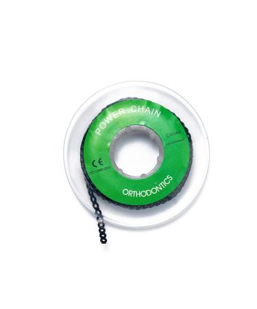 Dental Orthodontic Spool Elastic Rubber Band Power Chains (Continuous Black) Continuous Black - Buy Online on GoSupps.com