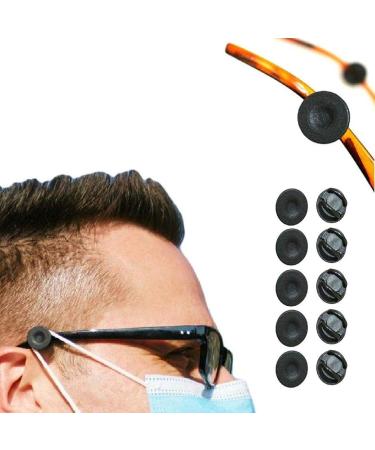 Prevessel mask holder glasses mask holder non -slip silicone mask holder glasses wearer solid clip on the glasses Elastic mask holder to relieve the ears over the neck and back of the head