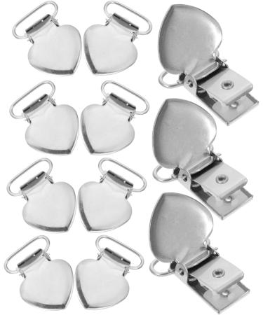 Bestyash Stainless Steel Peach Heart Ceiling Clip Pacifier & Mattress Cover Fastening - 4 Pcs - Buy Online on GoSupps.com
