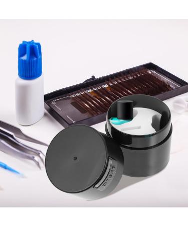 OUNONA Pot De Rangement Pour Colle Cils Herm tique Compact Presse Stockage Sec Usage Professionnel Noir - Buy Online on GoSupps.com