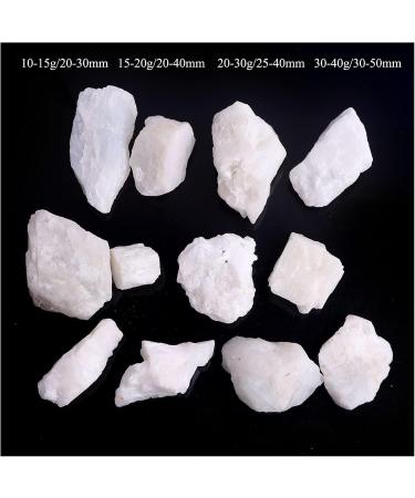 Natural Crystal Rough 1PC Natural White Moonstone Blue Light Stones Crystal Rockstone Reiki Healing Specimen Rough Mineral Decor Collecting Home Decoration (Color : Blue Moonstone Size : 20-30g) 20-30g Blue moonstone - Buy Online on GoSupps.com